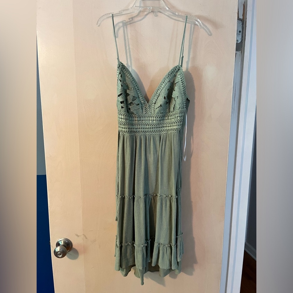 BOHO LACED SUNDRESS WITH OPEN BACK